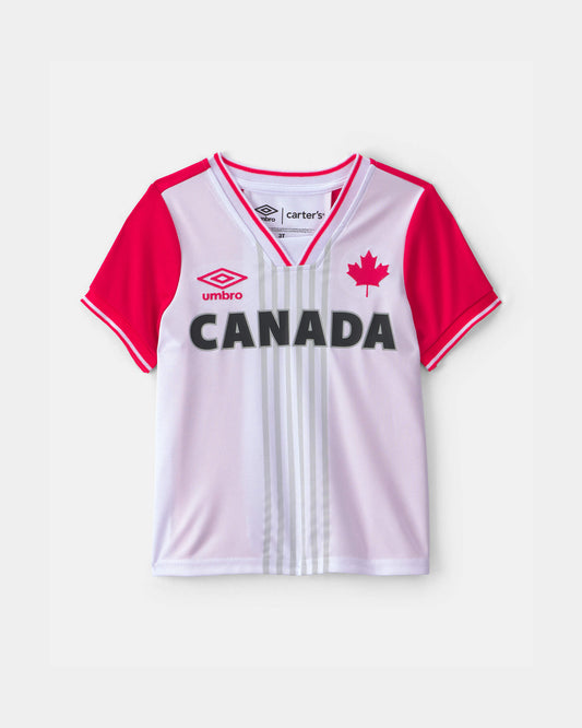 Toddler Umbro Canada Soccer Jersey - Red/White