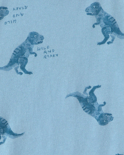 Toddler Boy Dinosaur T-Shirt - Blue