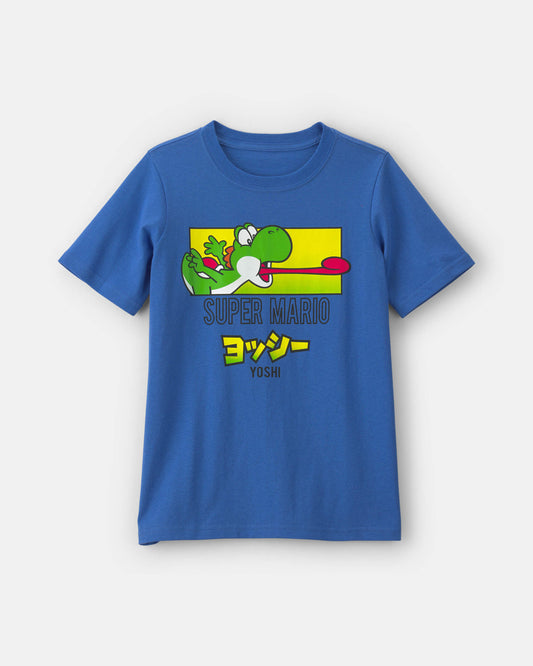 Boys 'Super Mario' Graphic Tee - Blue