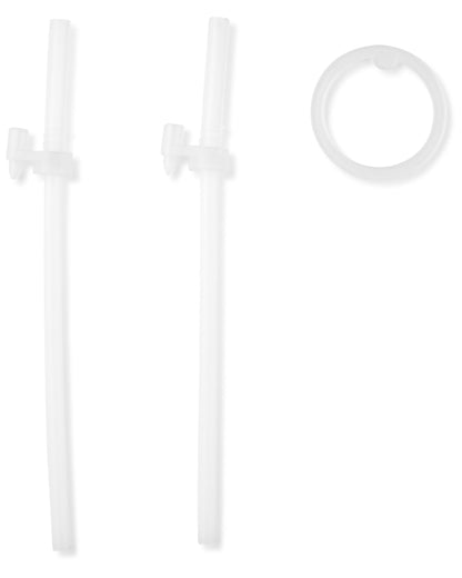 Zoo Straw Bottle (13 oz) Extra Straws - 2-Pack